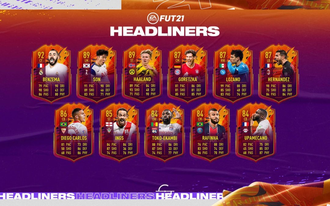 FIFA 21. Ya está disponible el segundo equipo de los Headliners