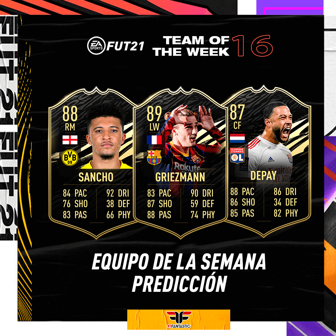 Predicción del TOTW 16 de FIFA 21 Ultimate Team