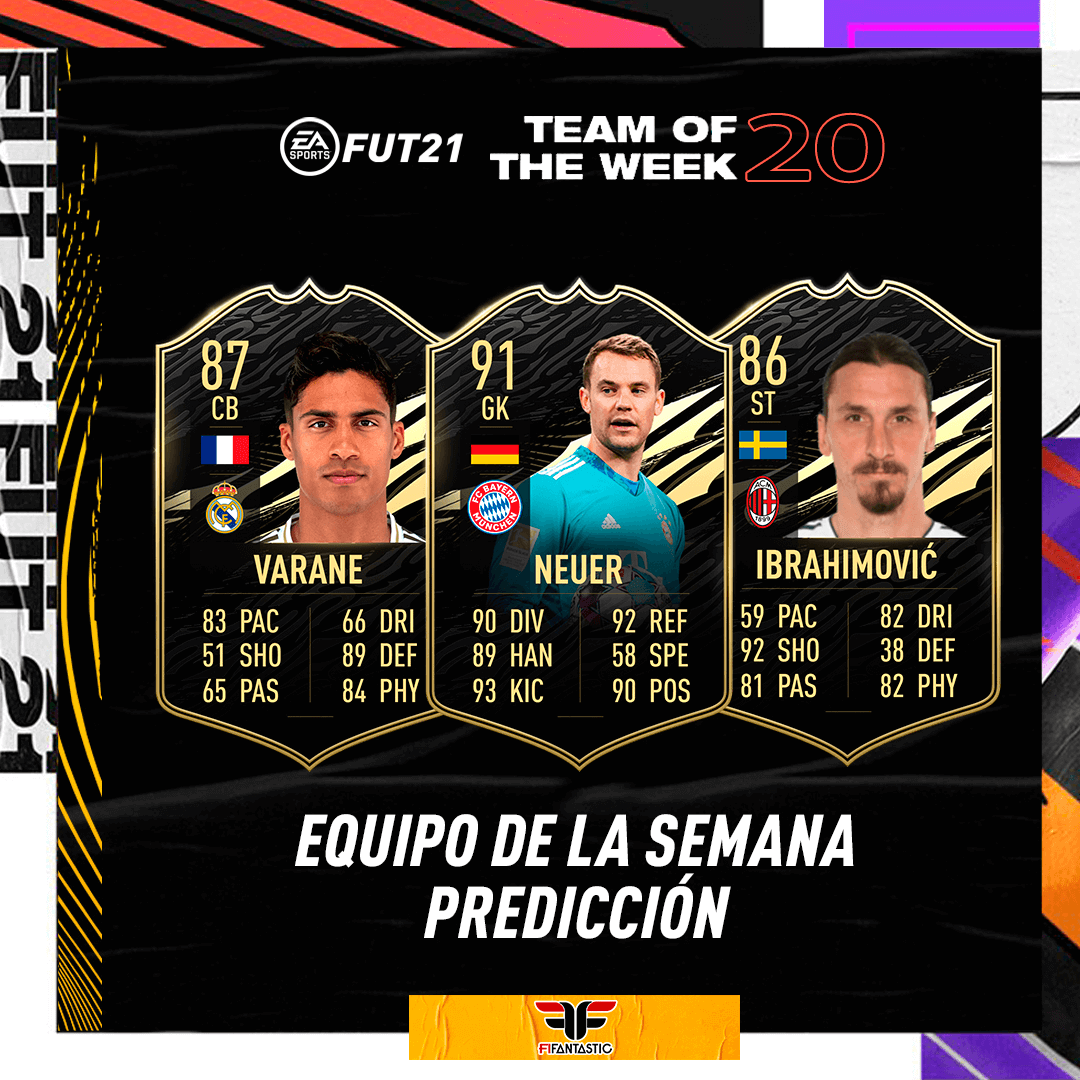 Predicción del TOTW 20 de FIFA 21 Ultimate Team