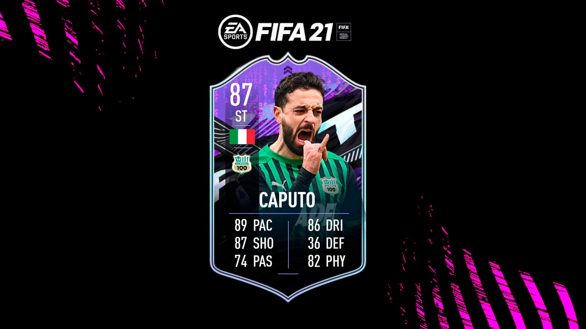 Equipo para conseguir a Caputo What If en FIFA 21 Ultimate Team Equipo para conseguir a Caputo What If en FIFA 21 Ultimate Team