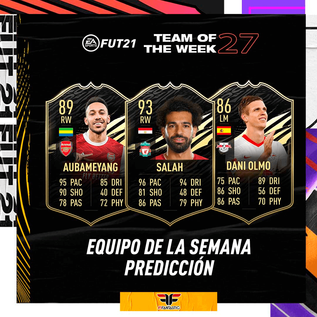 Predicción del TOTW 27 de FIFA 21