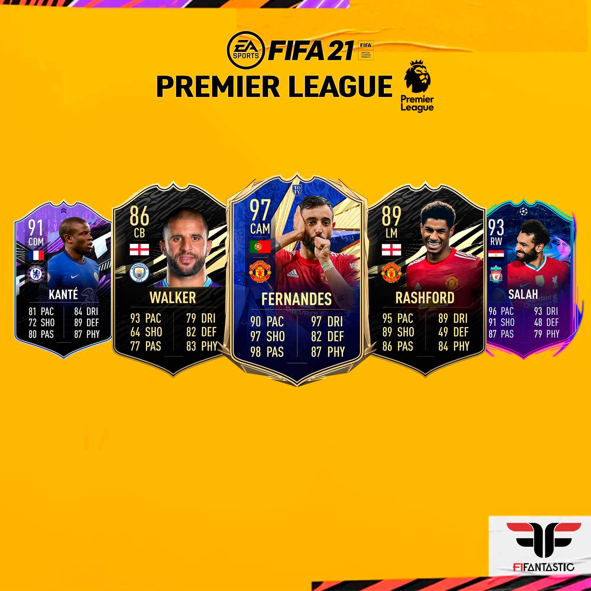 Los jugadores más Meta de la Premier League de FIFA 21 Ultimate Team