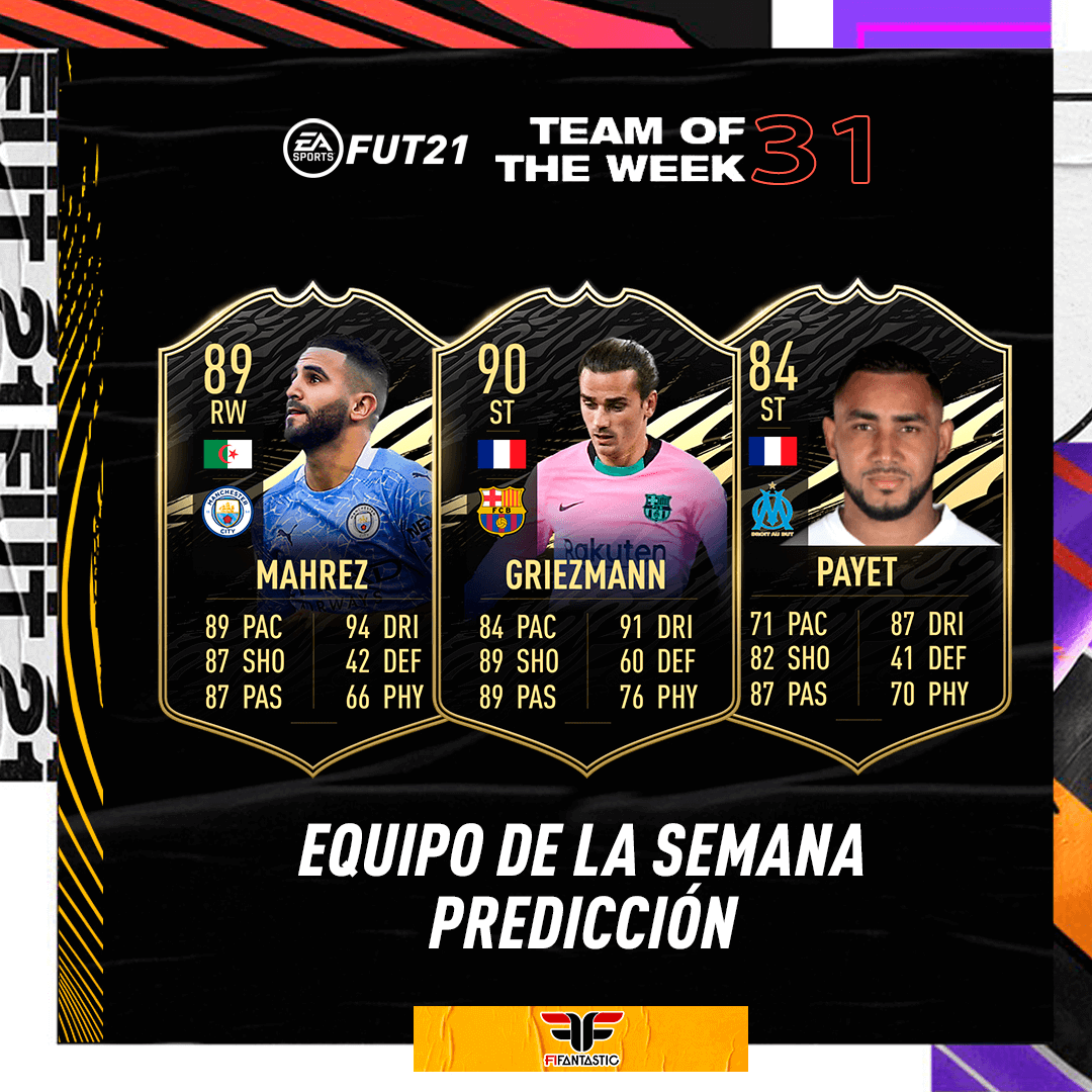 Predicción del TOTW 31 de FIFA 21 Ultimate Team