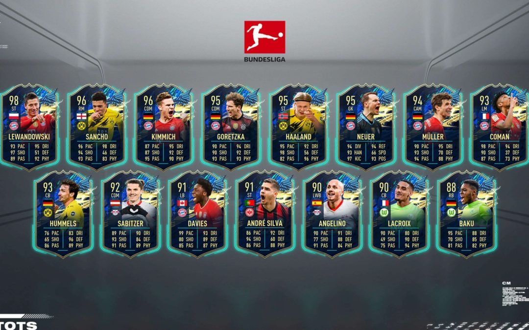 FIFA 21. Team of the Season de la Bundesliga