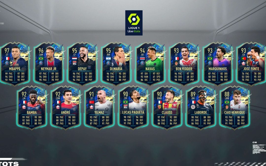 FIFA 21. Team of the Season de la Ligue 1
