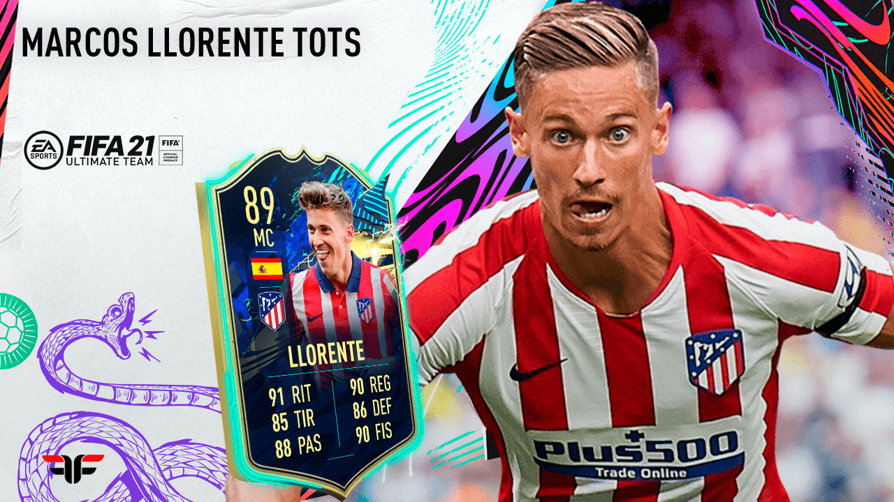 Review de Marcos Llorente TOTS en FIFA 21 Ultimate Team