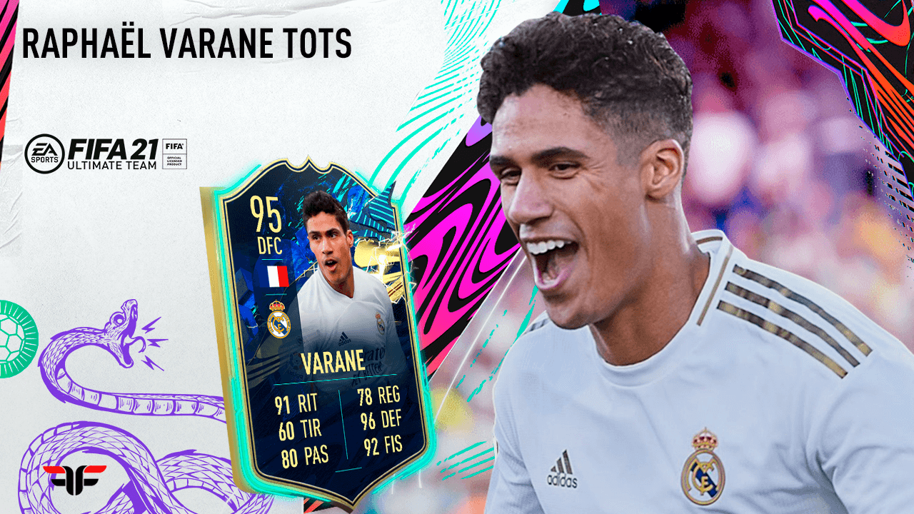 Review de Raphaël Varane TOTS en FIFA 21 Ultimate Team
