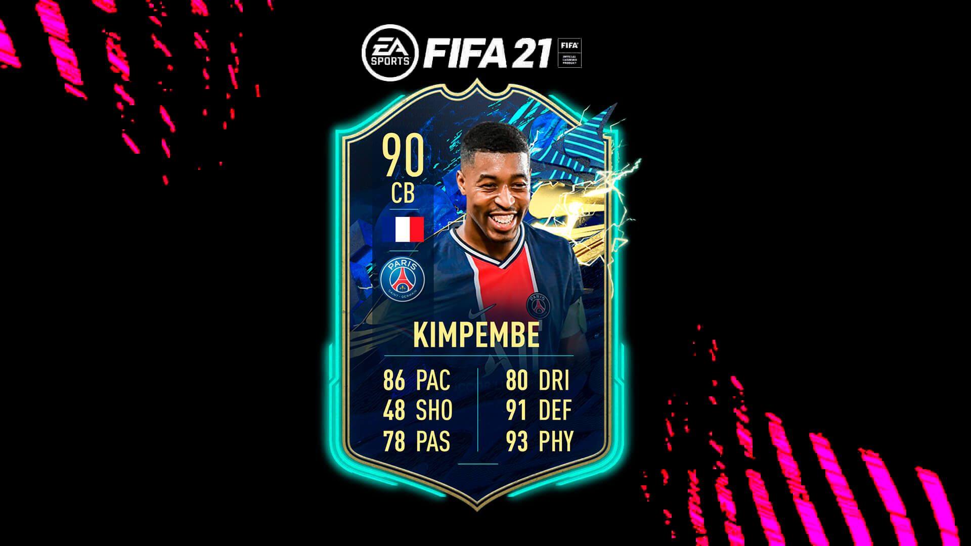 Equipo para conseguir a Kimpembe TOTS en FIFA 21 Ultimate Team Equipo para conseguir a Kimpembe TOTS en FIFA 21 Ultimate Team