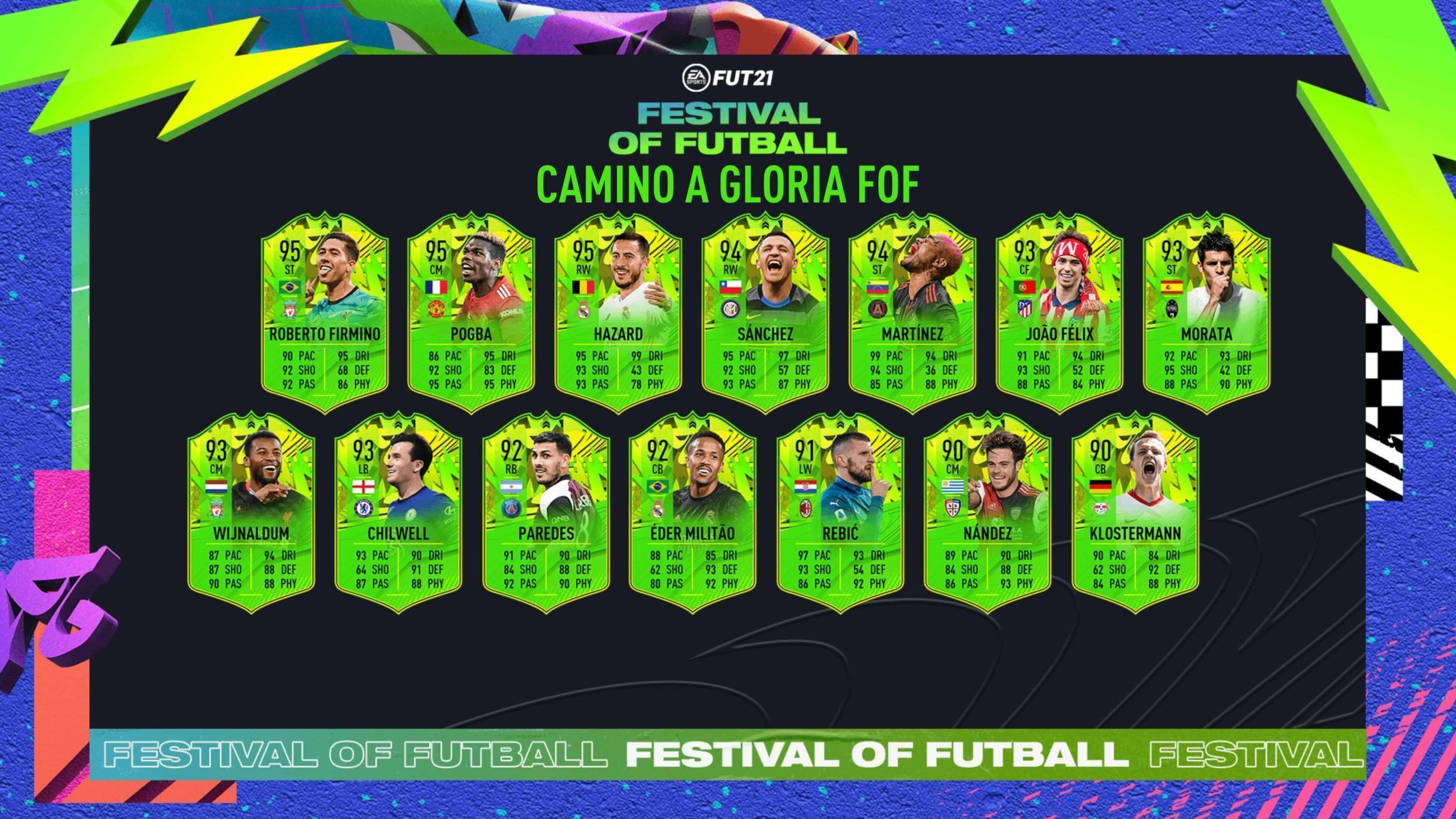 Segundo equipo de Festival of Futball de FIFA 21 Ultimate Team