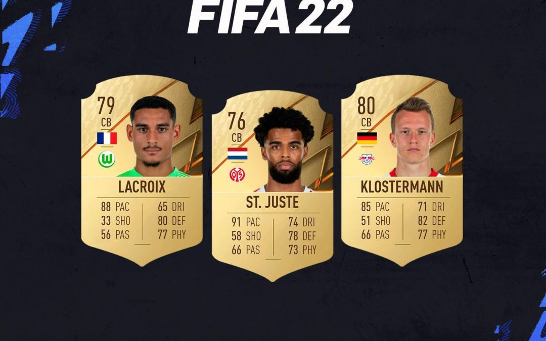 Los centrales más rápidos de FIFA 22