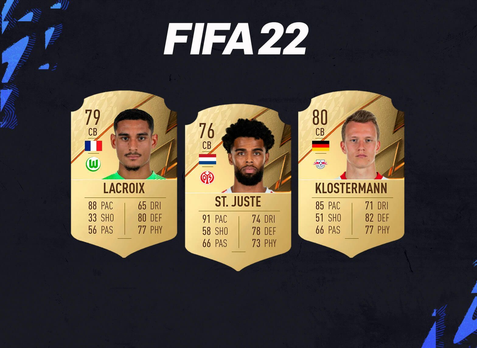 Los centrales más rápidos de FIFA 22 Los centrales más rápidos de FIFA 22