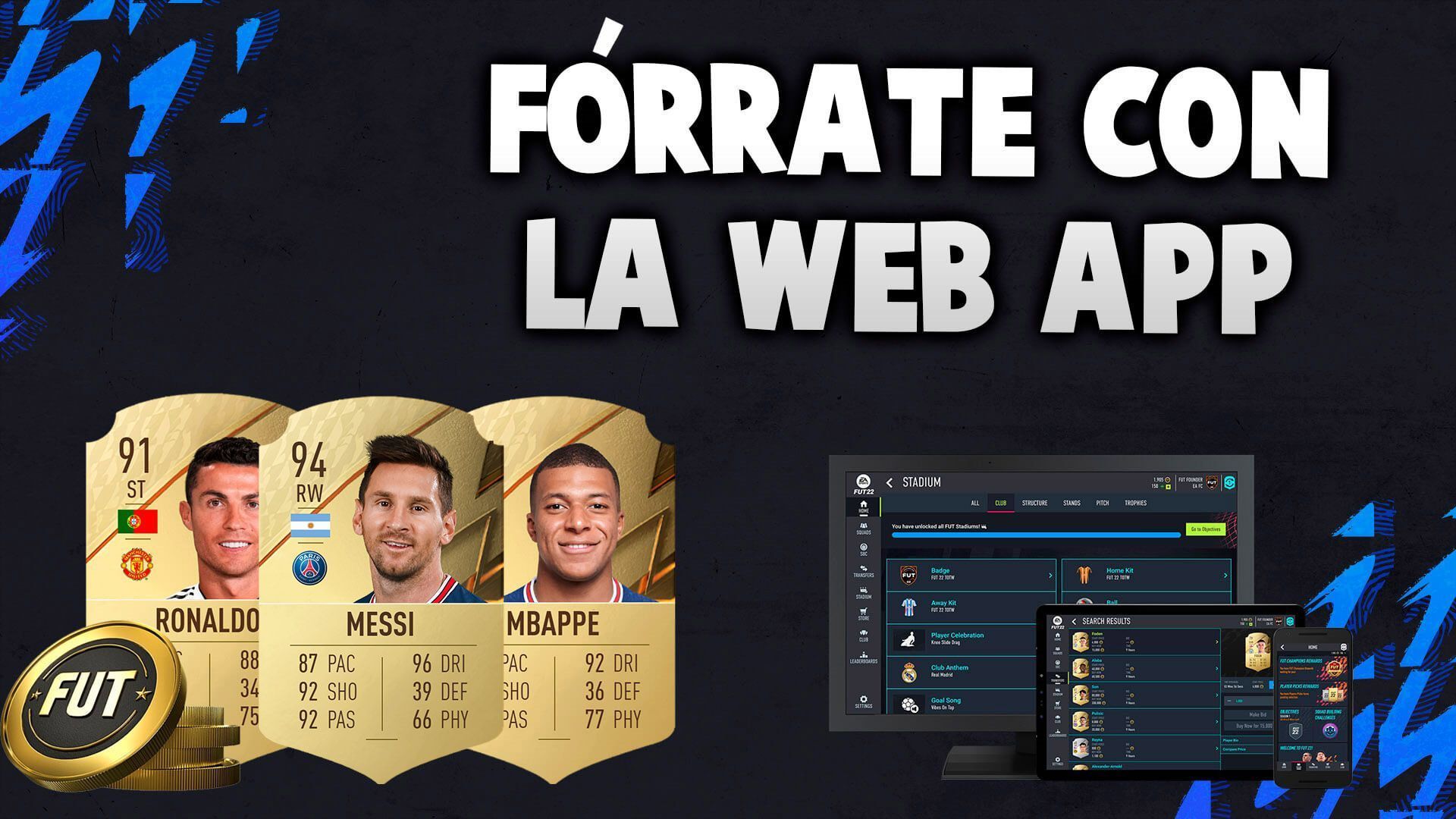 Tradear con la Web App de FIFA 22