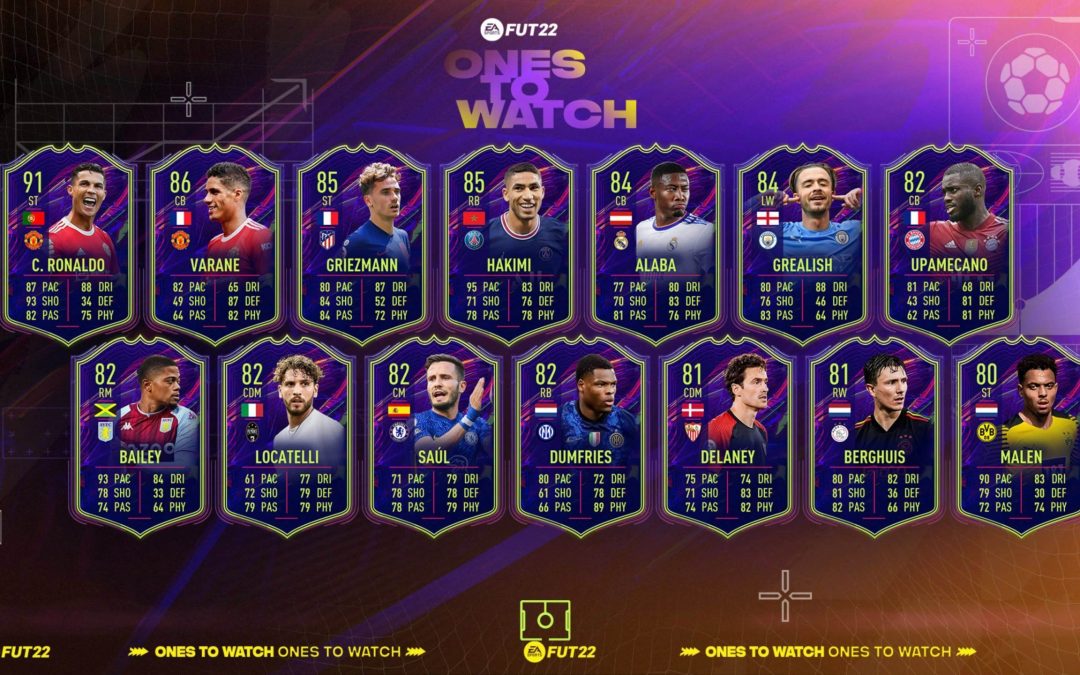 FIFA 22. Equipo 1 de los Ones to Watch
