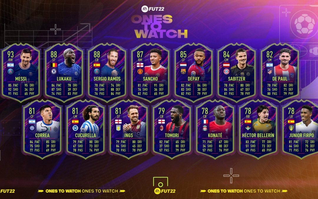 FIFA 22. Segundo equipo de los Ones to Watch