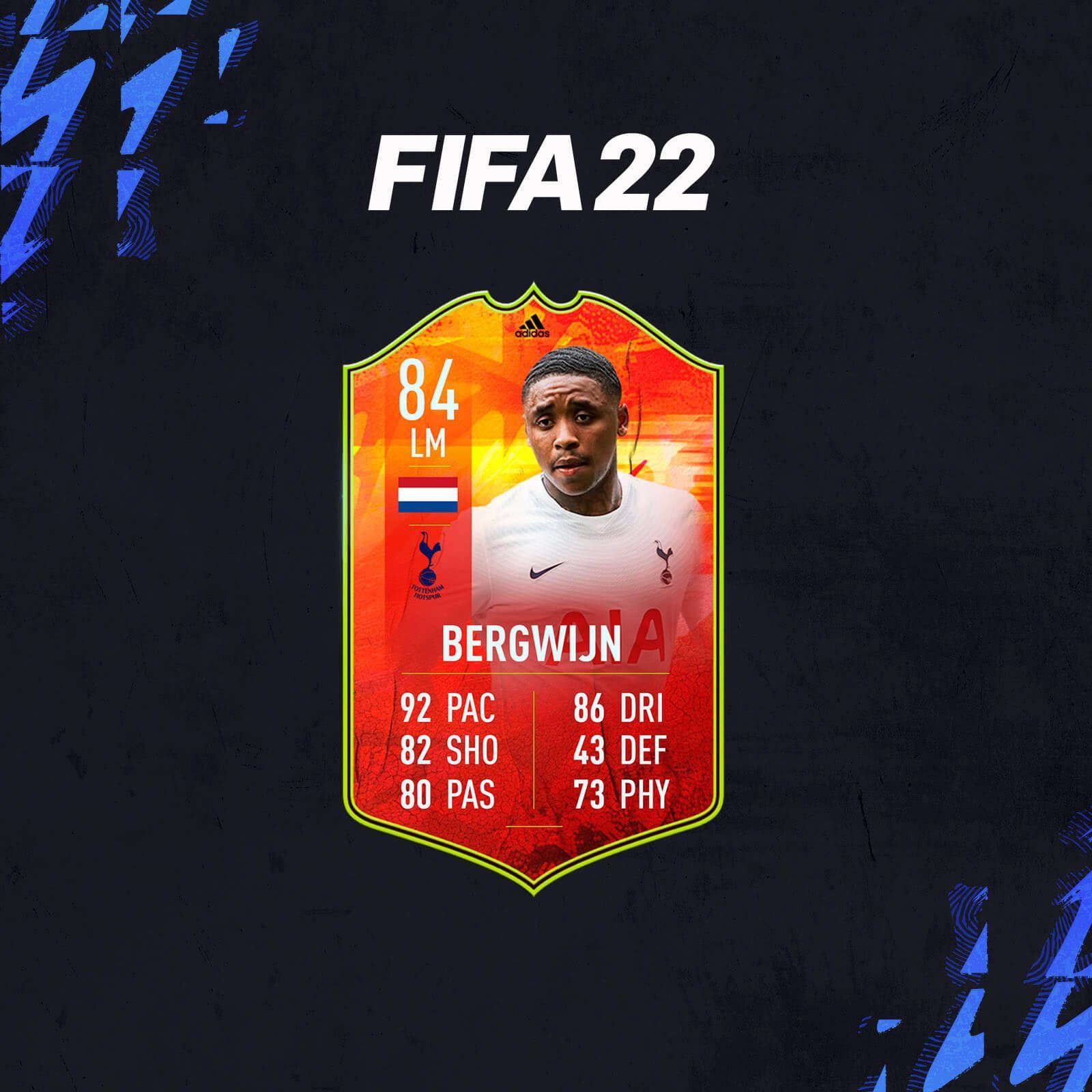 Equipo para conseguir a Bergwijn Numbers Up en FIFA 22 Ultimate Team