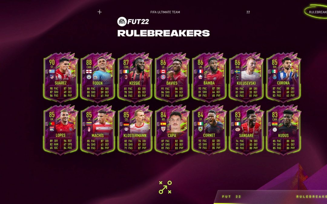 FIFA 22. Equipo 2 de los Rulebreakers
