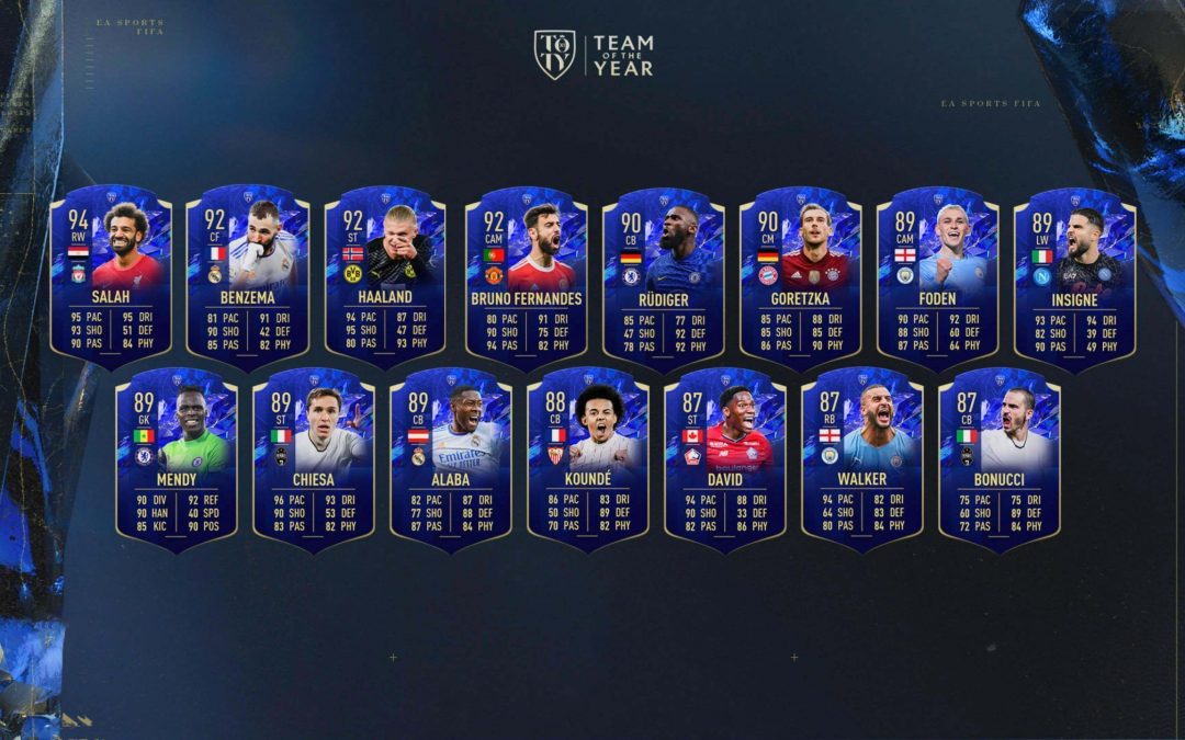 FIFA 22. Ya disponibles las Menciones Honoríficas del TOTY