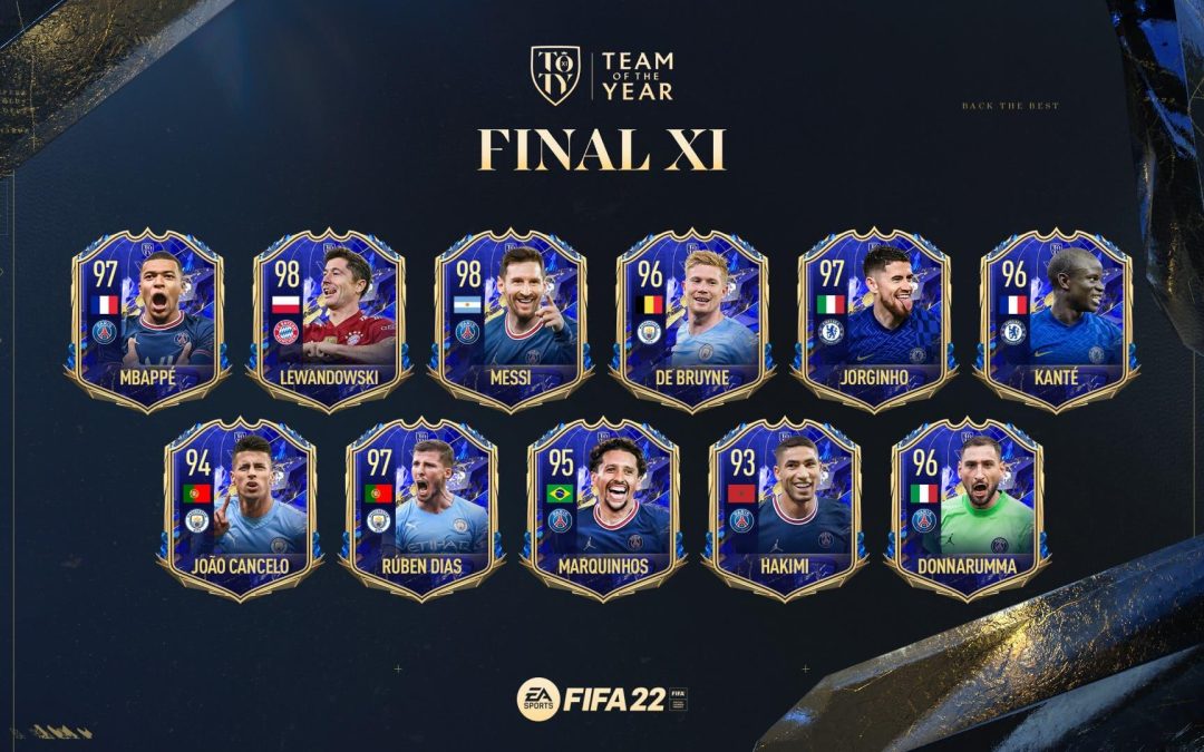 FIFA 22. Ya está disponible el Team of the Year