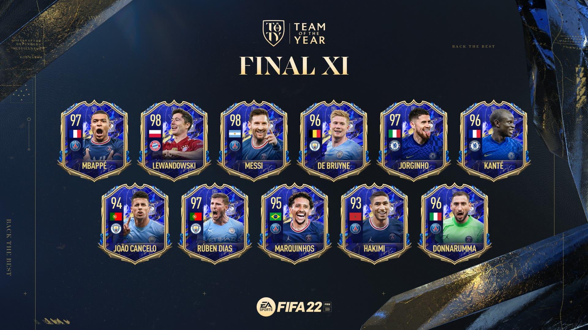 Team of the Year de FIFA 22 Ultimate Team