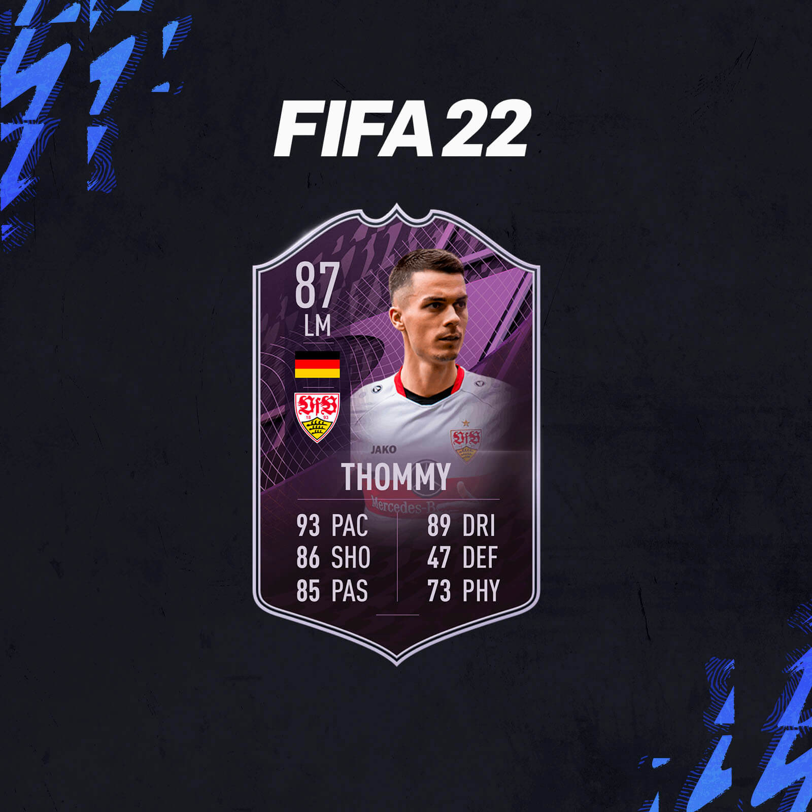 Equipo para conseguir a Thommy jugador de liga en FIFA 22 Ultimate Team