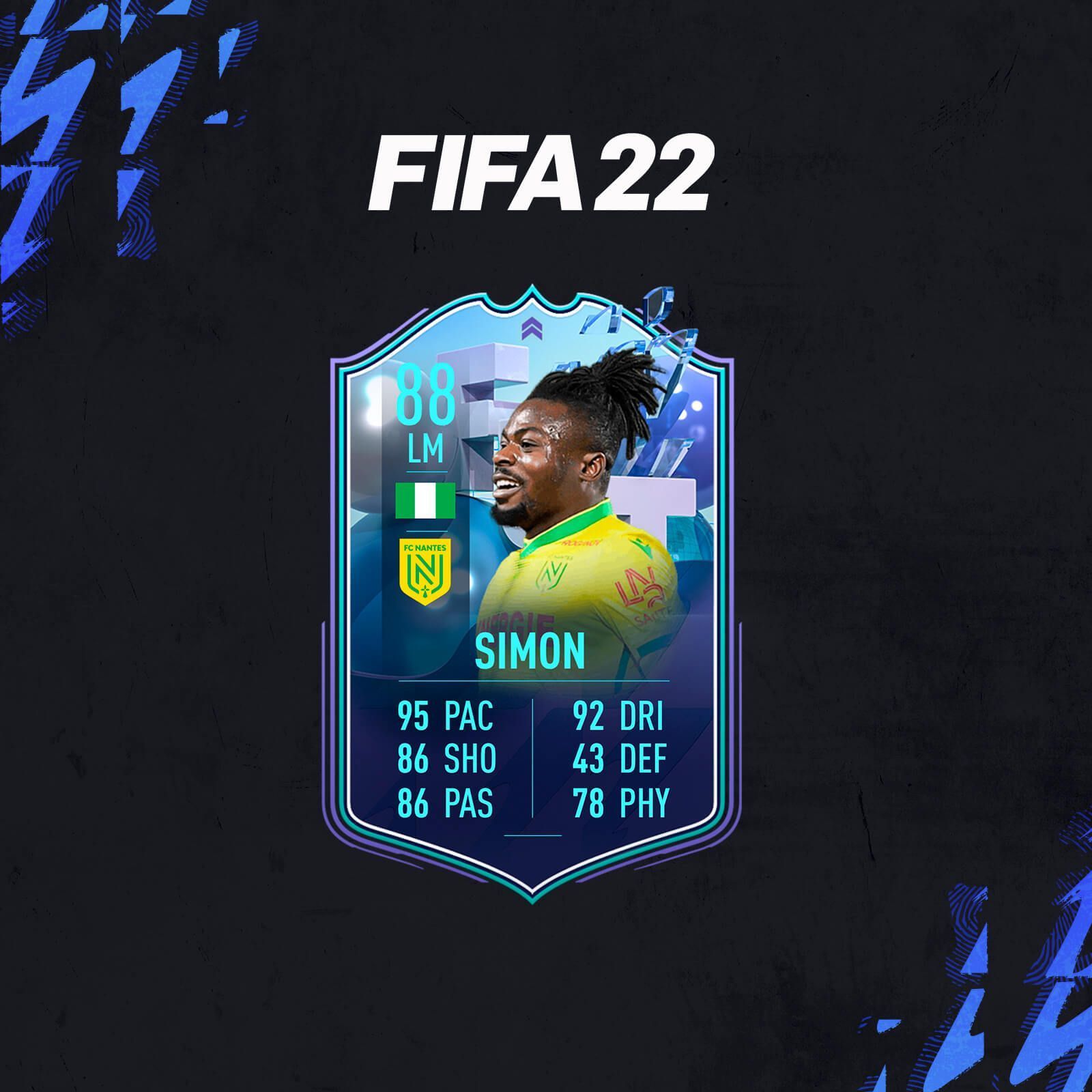 Equipo para conseguir a Simon Moses Fantasy FUT en FIFA 22 Ultimate Team