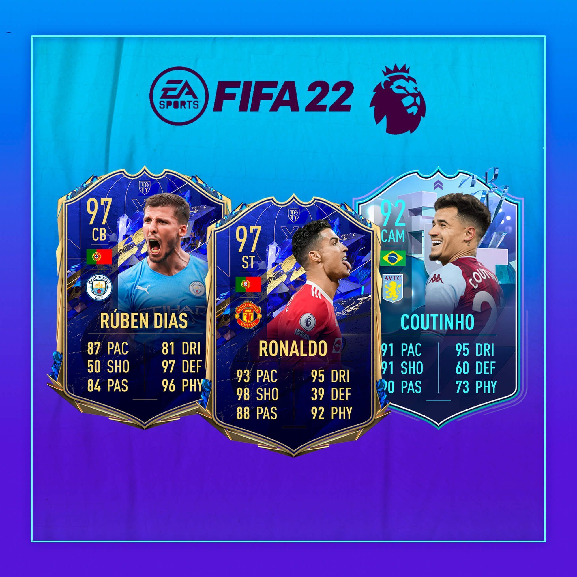 Los mejores jugadores de la Premier League de FIFA 22 Ultimate Team Los mejores jugadores de la Premier League de FIFA 22 Ultimate Team