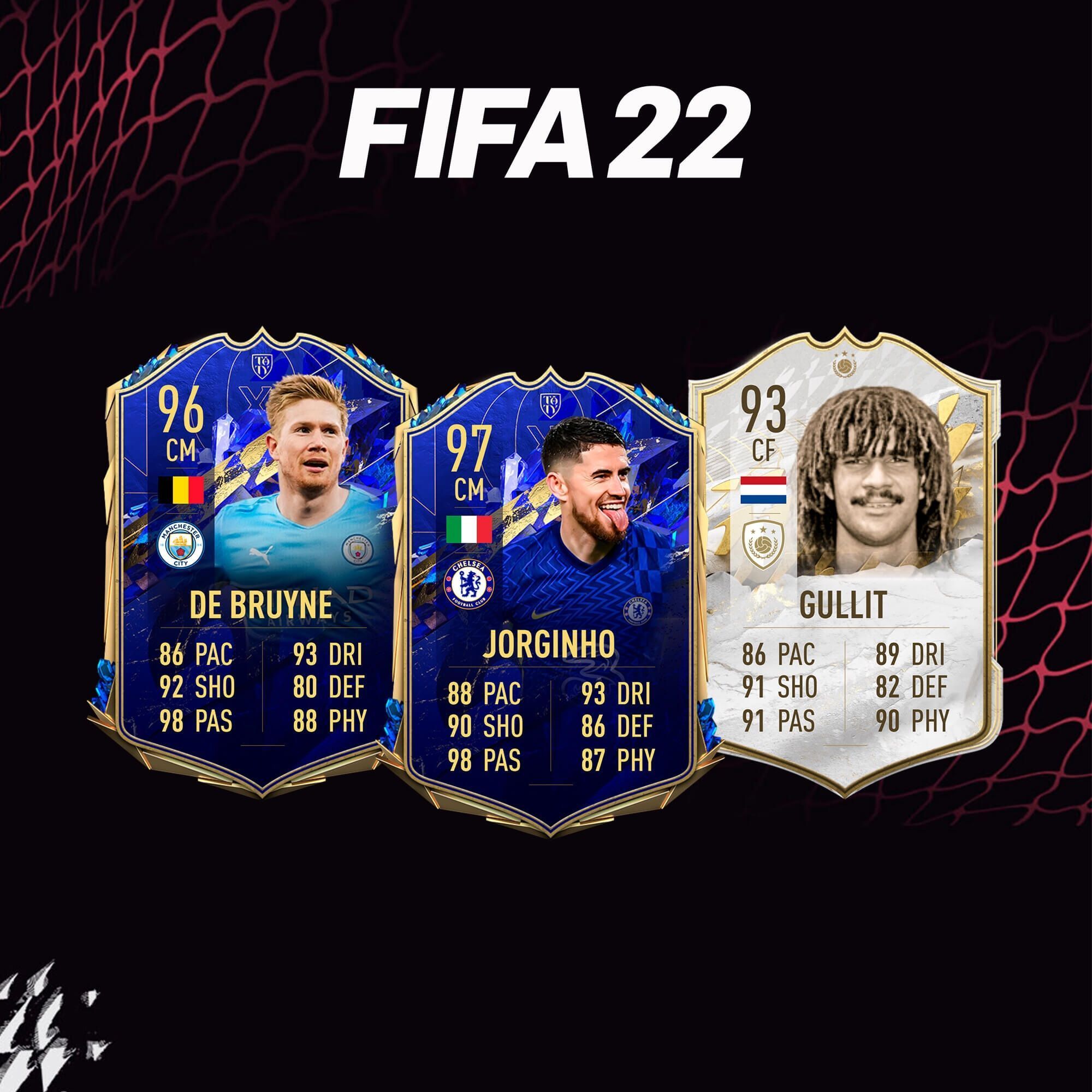 Jugadores con más stats in game de FIFA 22 Ultimate Team