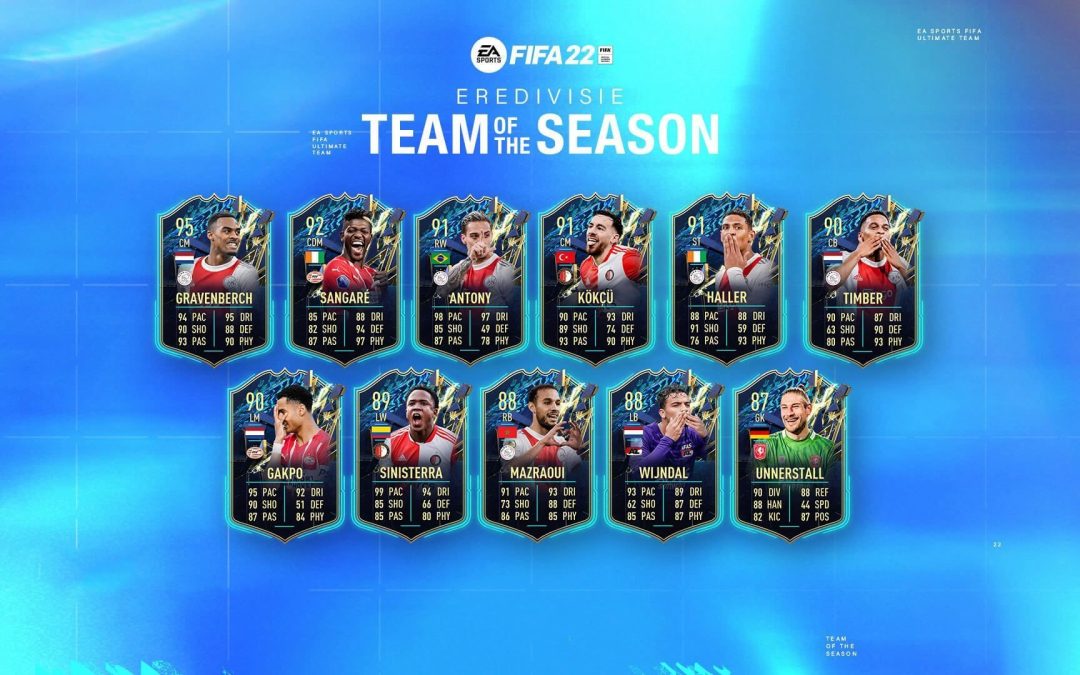 FIFA 22. Team of the Season de la Eredivisie