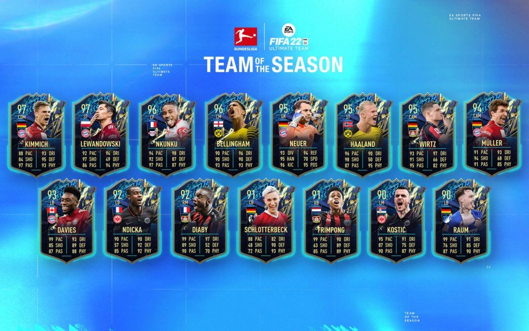 FIFA 22. Team of the Season de la Bundesliga