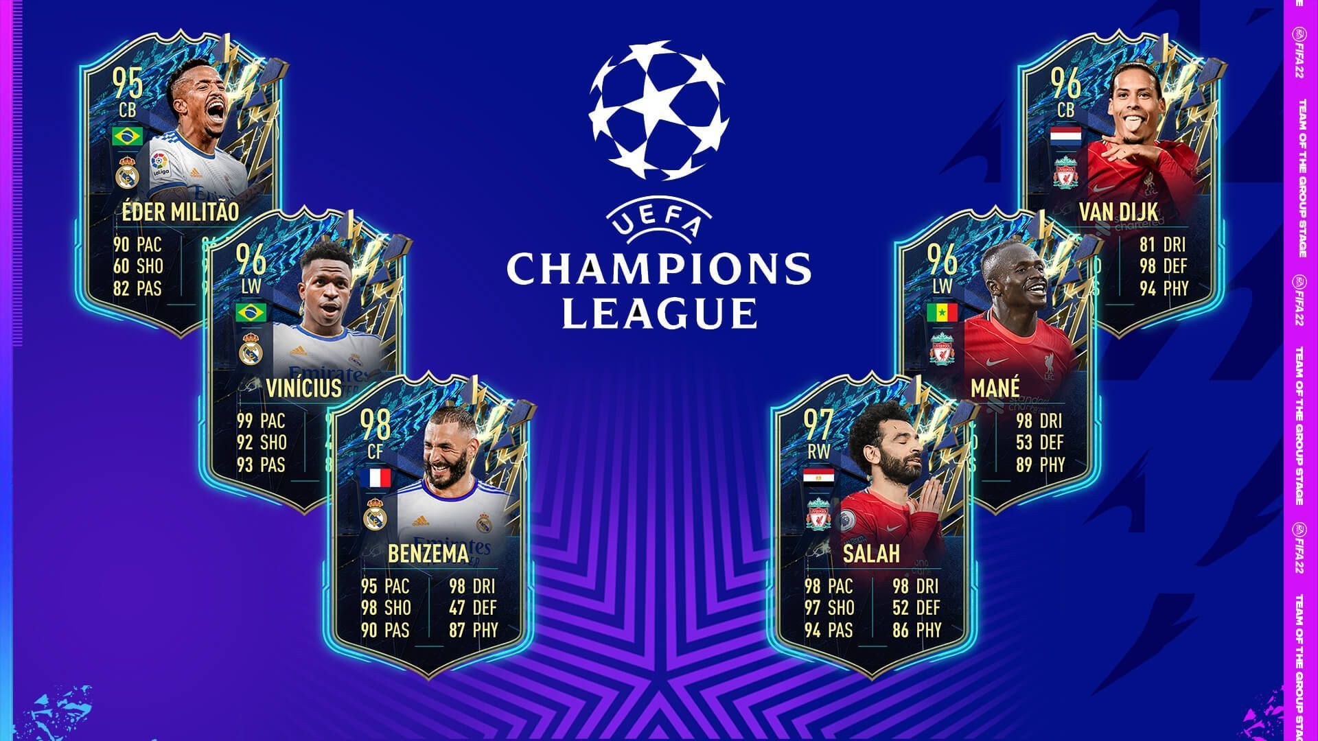 Real Madrid y Liverpool en FIFA 22 Ultimate Team