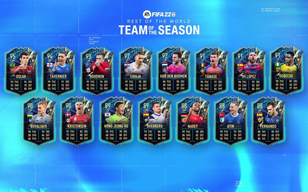 FIFA 22. Team of the Season del Resto del Mundo