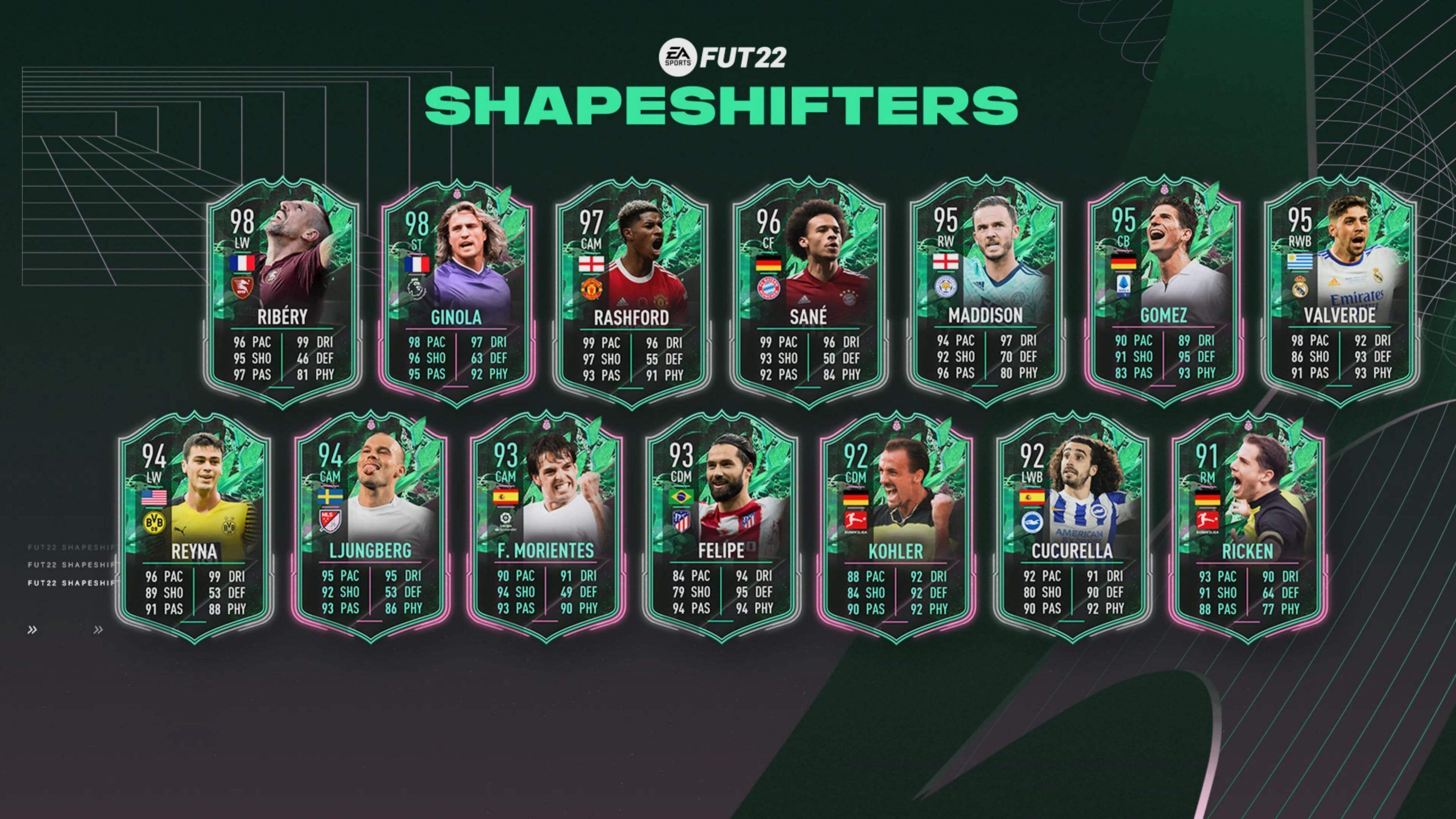 Equipo 3 de los Metamorfos de FIFA 22 Ultimate Team