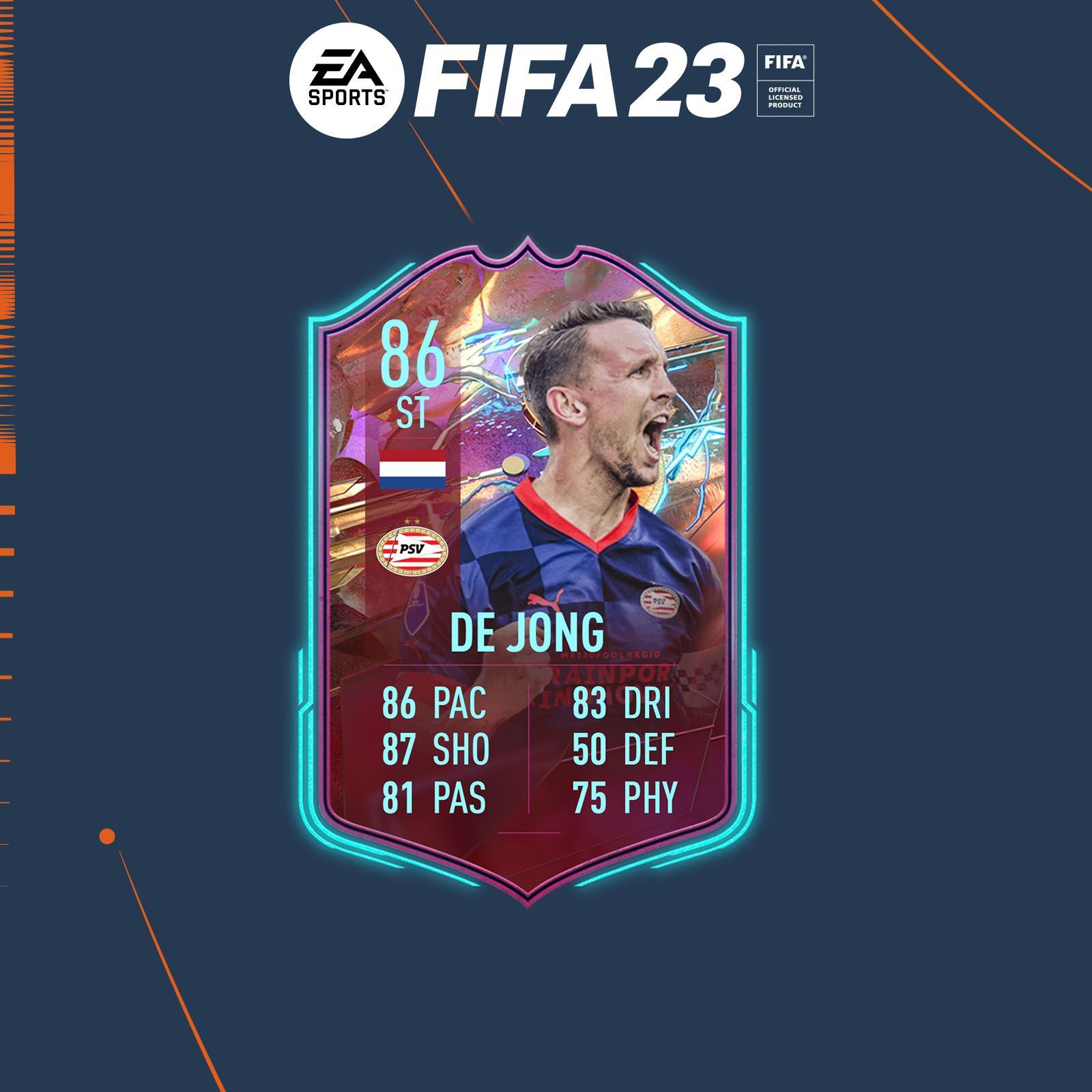 Equipo de los De Jong Rulebreaker en FIFA 23 Ultimate Team