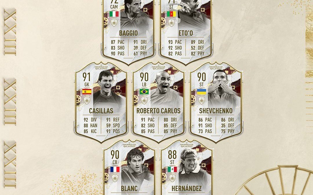 FIFA 23. Equipo 2 de los Iconos World Cup