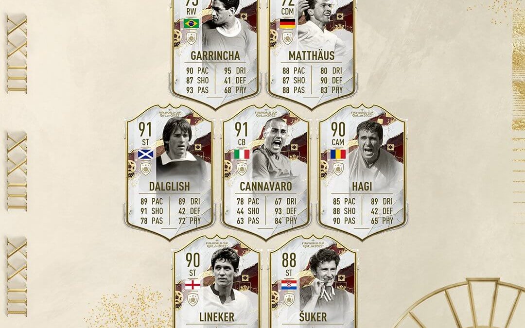 FIFA 23. Equipo 3 de los Iconos World Cup