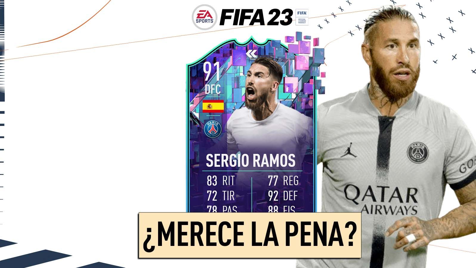 Review de Sergio Ramos Flashback en FIFA 23 Ultimate Team