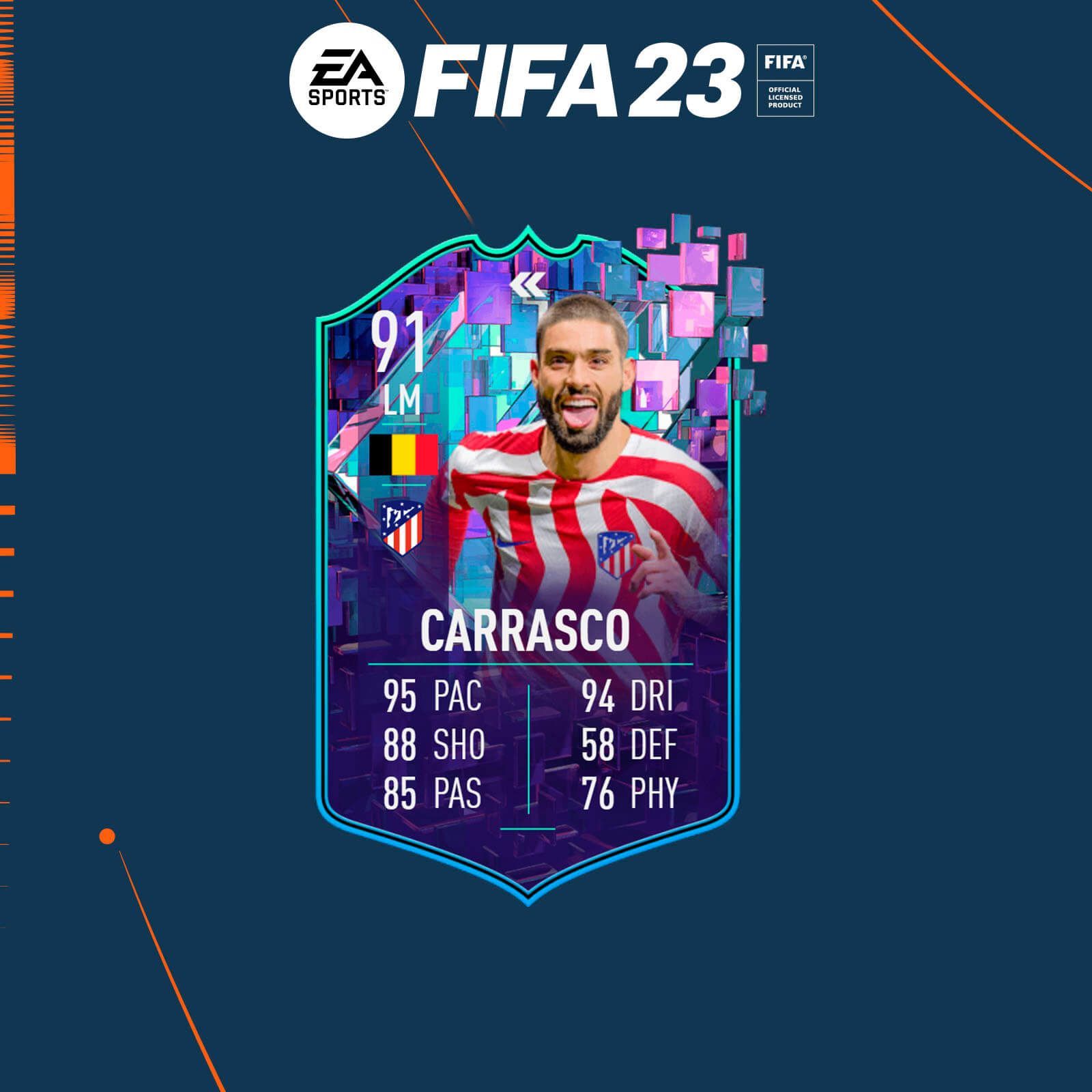 Equipo para conseguir a Carrasco Flashback en FIFA 23 Ultimate Team