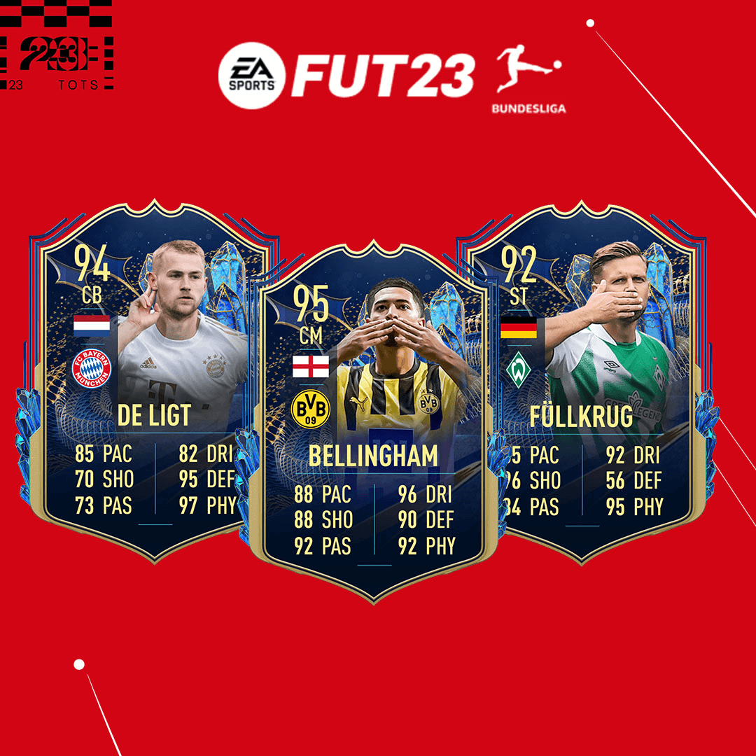 Predicción del TOTS de la Bundesliga de FIFA 23 Ultimate Team