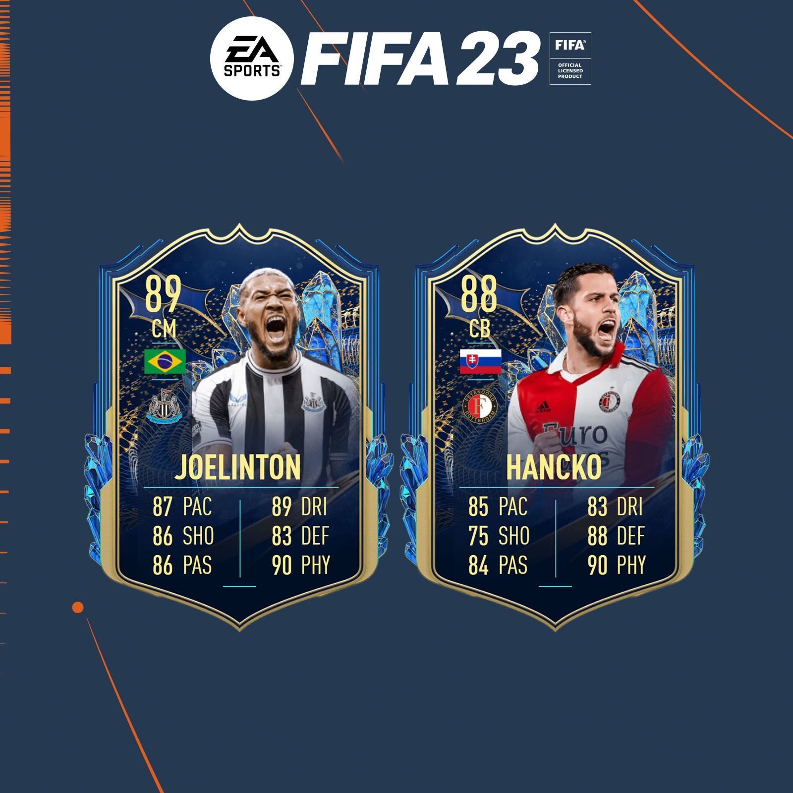 Equipo para conseguir a Joelinton y Hancko TOTS en FIFA 23 Ultimate Team