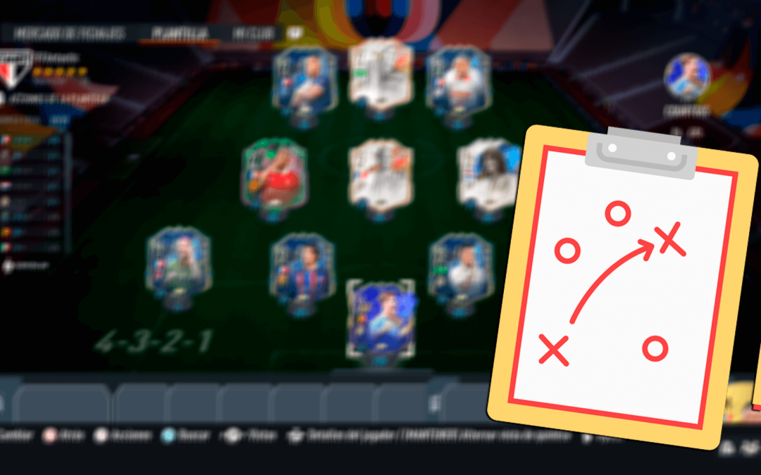 FIFA 23. Tácticas de la formación 4-3-2-1
