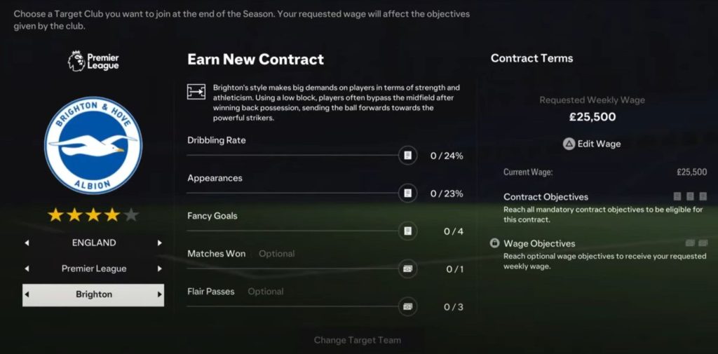 Novedades del modo Carrera de EA SPORTS FC 24