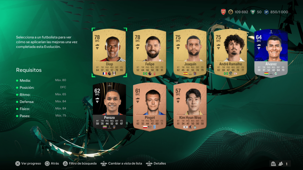 Evoluciones de FC 24 Ultimate Team