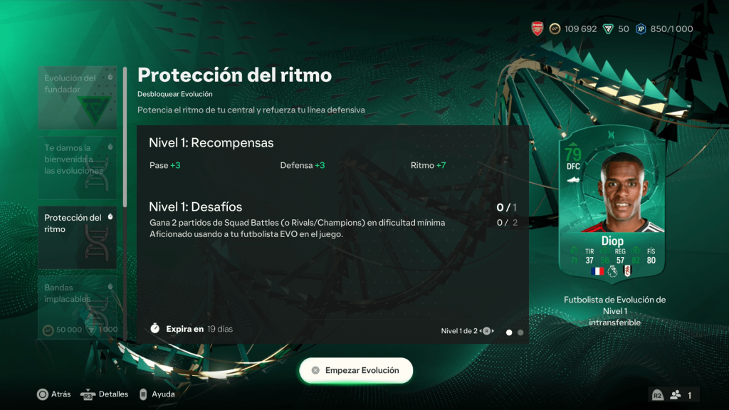 Evoluciones de FC 24 Ultimate Team