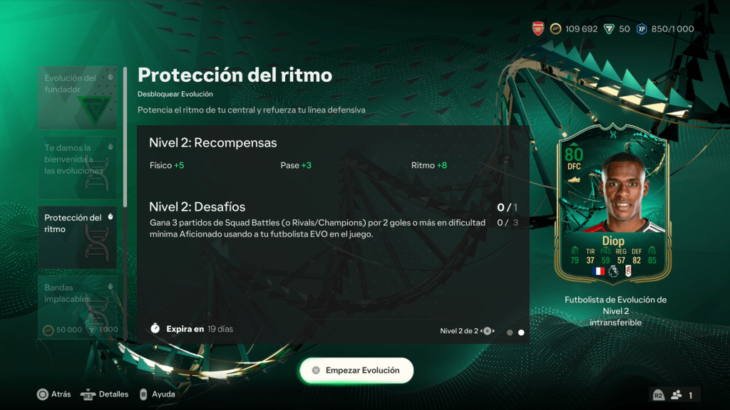 Evoluciones de FC 24 Ultimate Team