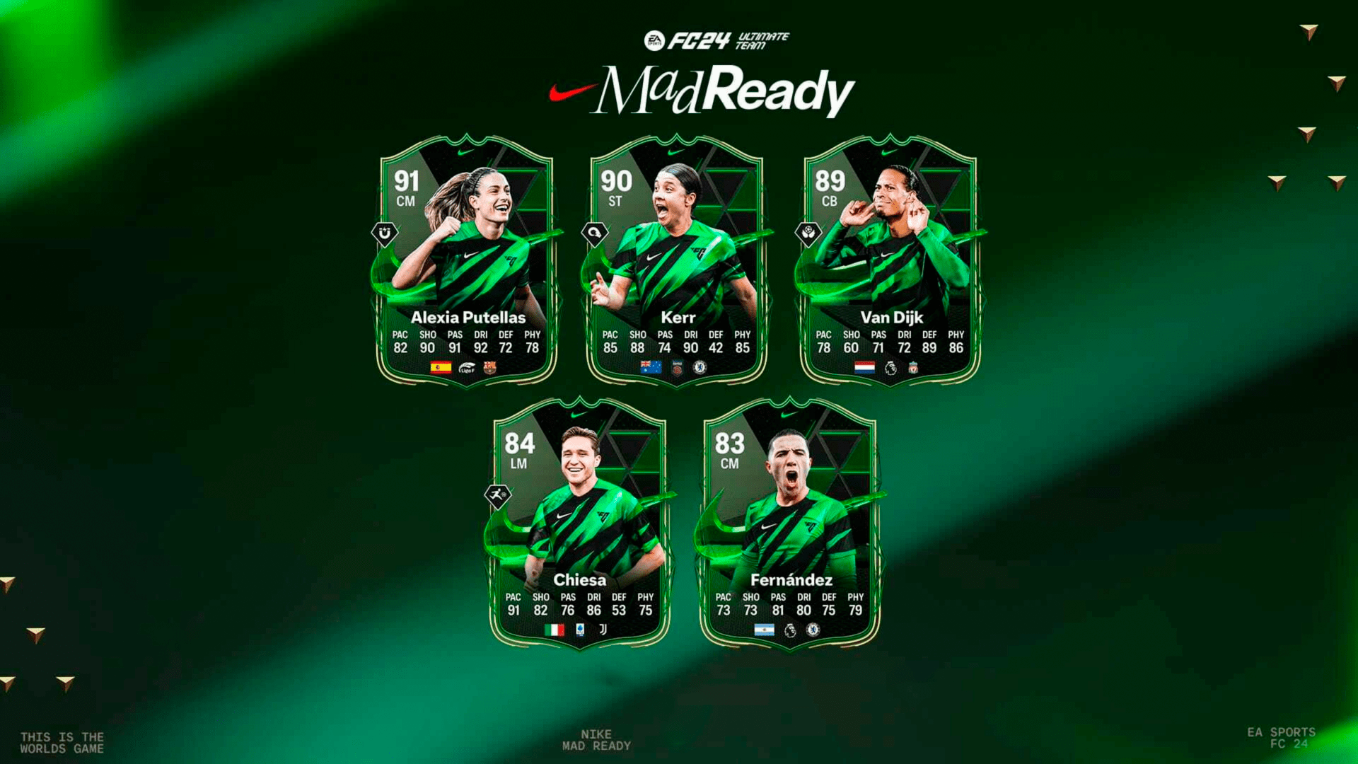 Jugadores Mad Ready en FC 24 Ultimate Team