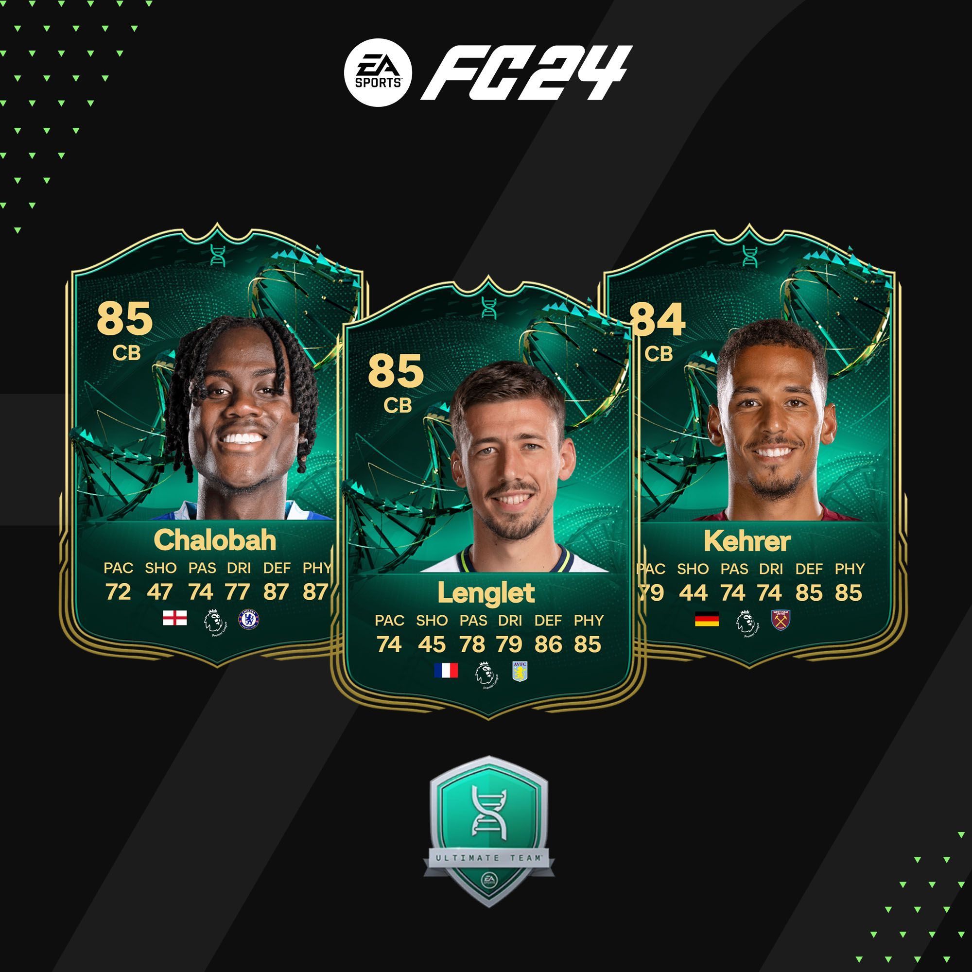 Los mejores jugadores para la Evolución Defensa central Vanguardista en FC 24 Ultimate Team