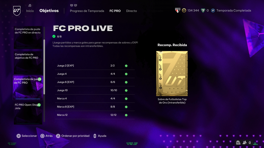 Objetivos de FC 24 Ultimate Team