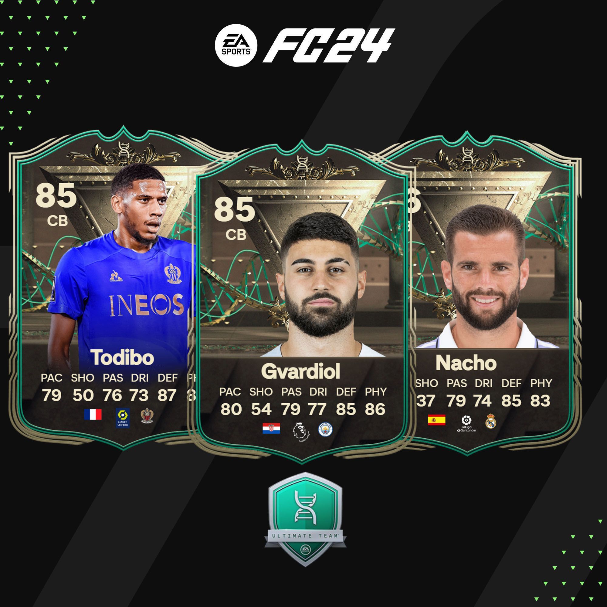 Jugadores para la Evolución Defensor central de Centuriones de FC 24 Ultimate Team