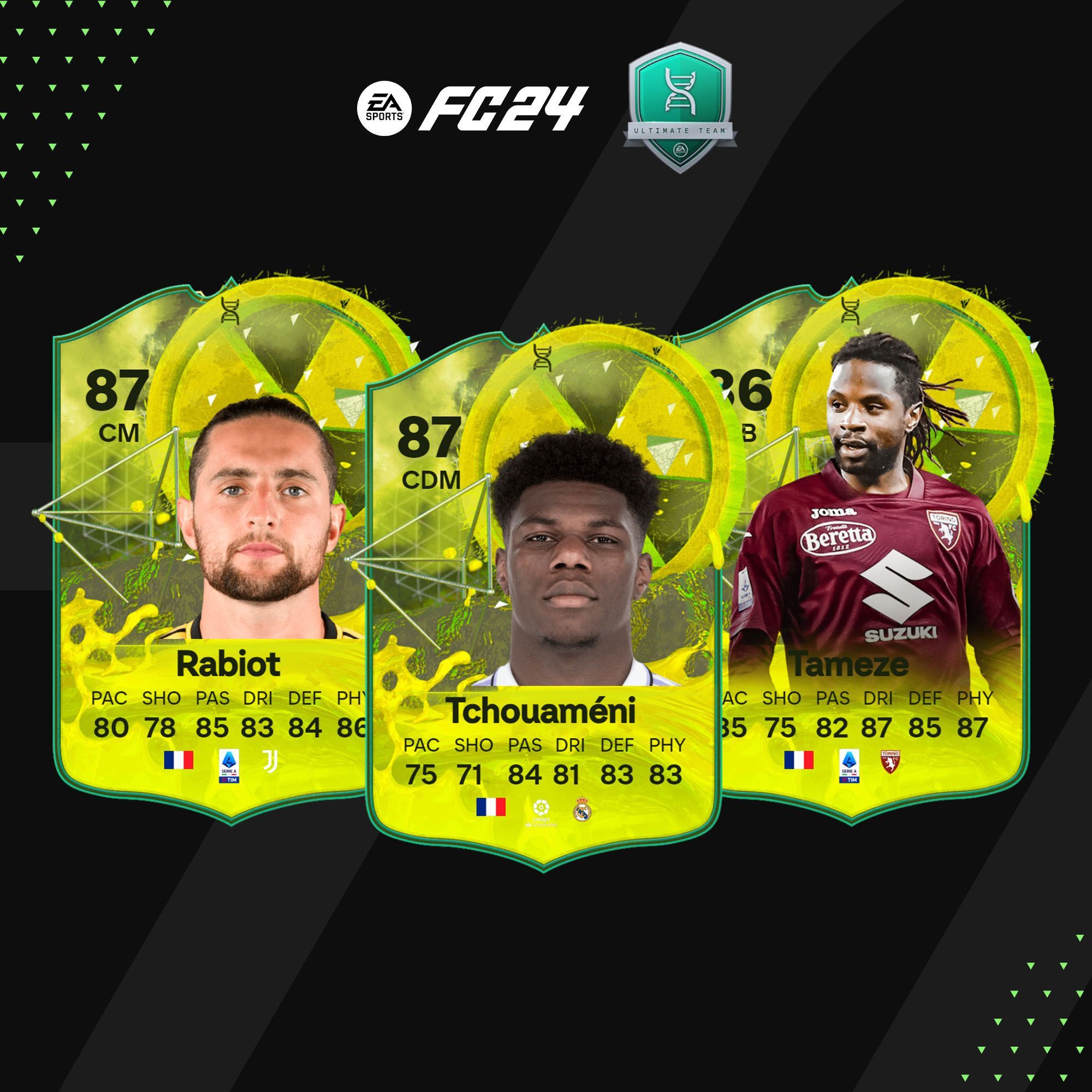 Jugadores para la Evolución Maestro de radioactividad de FC 24 Ultimate Team