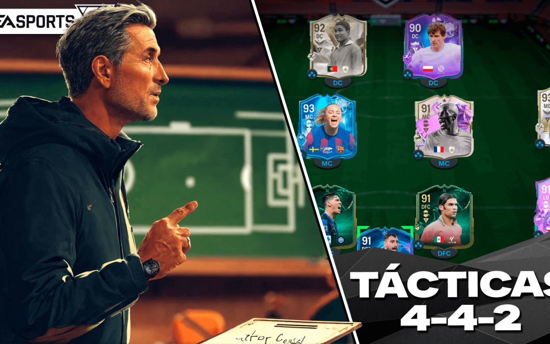 FC 24. Tácticas de la formación 4-4-2